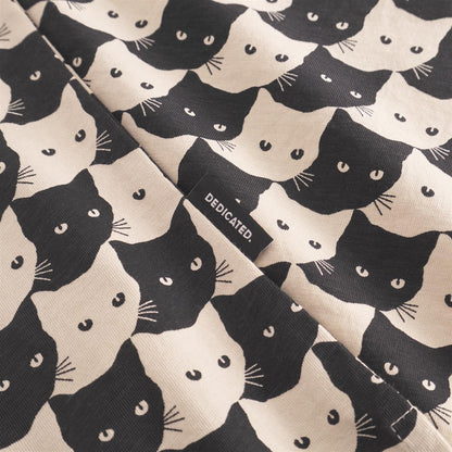 T-Shirt Visby Pepita Cats Oat White
