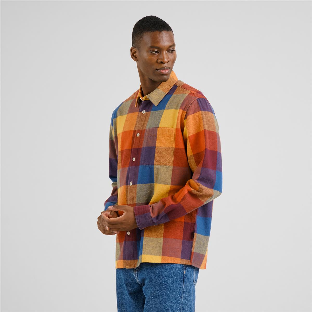 Shirt Rute Flannel Check Multi Color