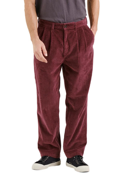 Pants Vallen Corduroy Fig Red