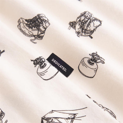 T-Shirt Stockholm Go Outside Aop Off-White