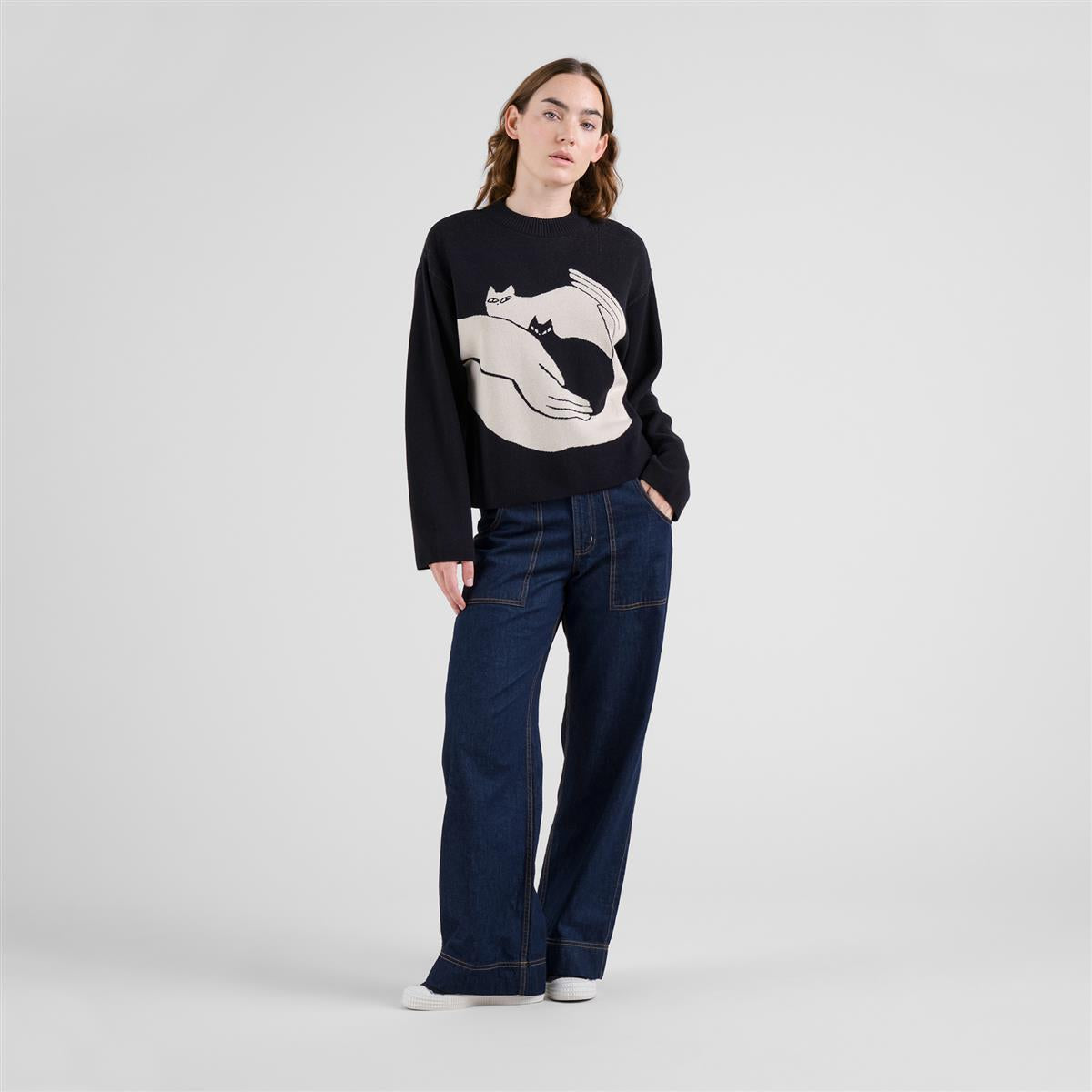 Sweater Limhamn Kittens Black