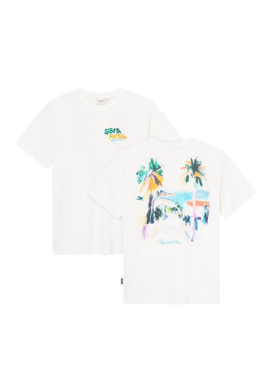 T-Shirt Stockholm Siesta Fiesta View Off-White