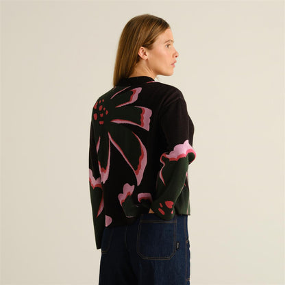 Sweater Limhamn Big Bloom Multi Color