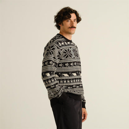 Sweater Mora Fairisle Hike Black