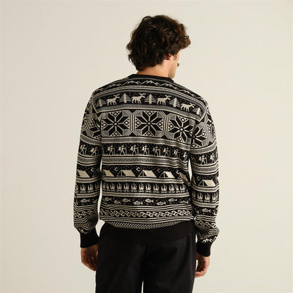 Sweater Mora Fairisle Hike Black
