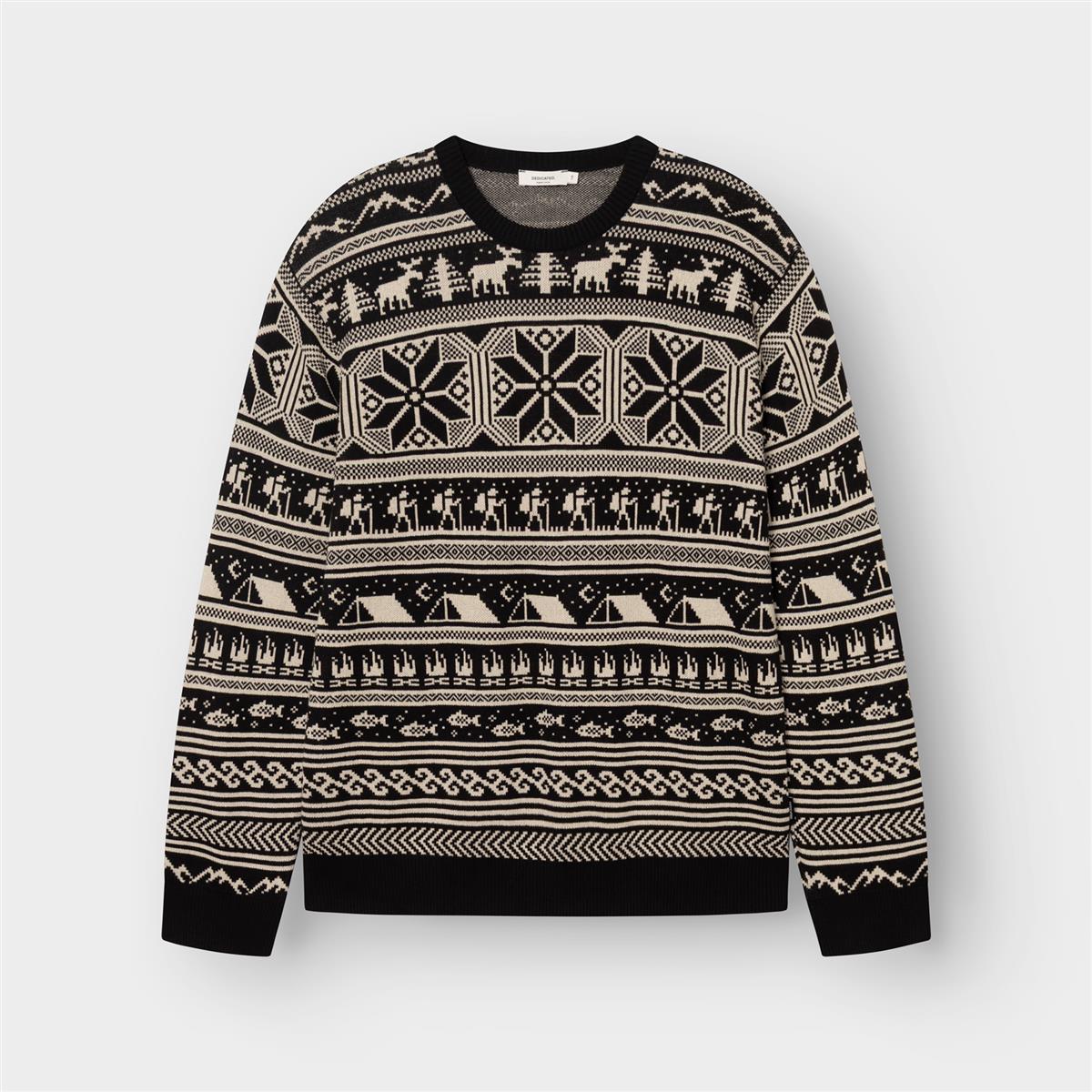 Sweater Mora Fairisle Hike Black