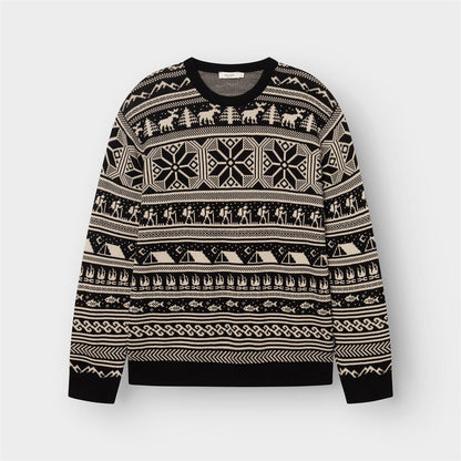 Sweater Mora Fairisle Hike Black