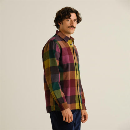 Shirt Rute Flannel Check Bold Multi Color