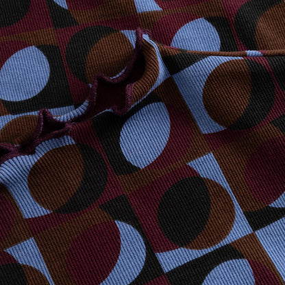 Rib Top Ryd Retro Geo Multi Color