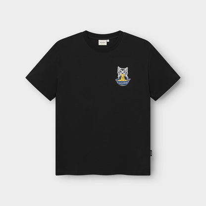 T-Shirt Stockholm Cat And Noodles Black