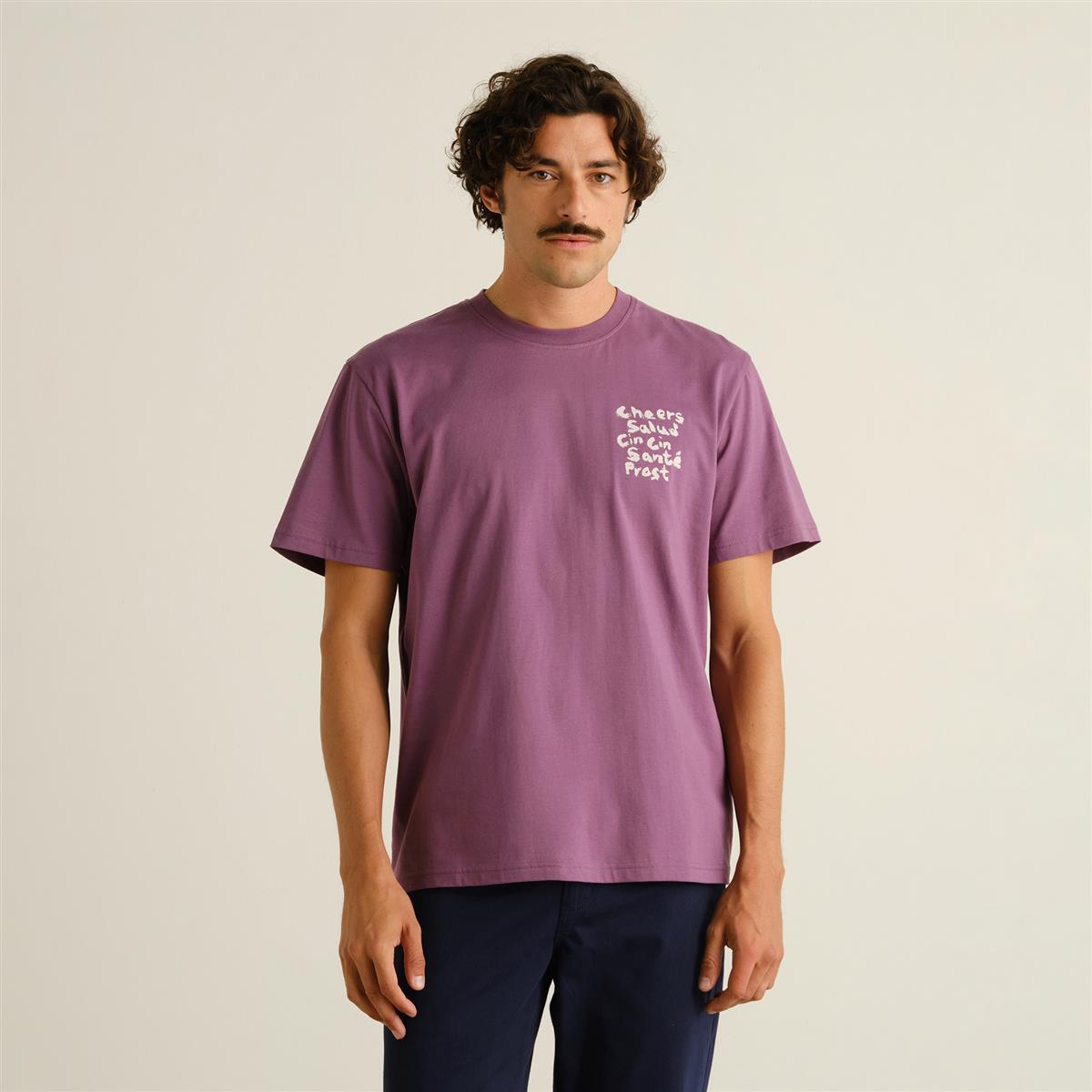 T-Shirt Stockholm Cheers Salud Berry Purple