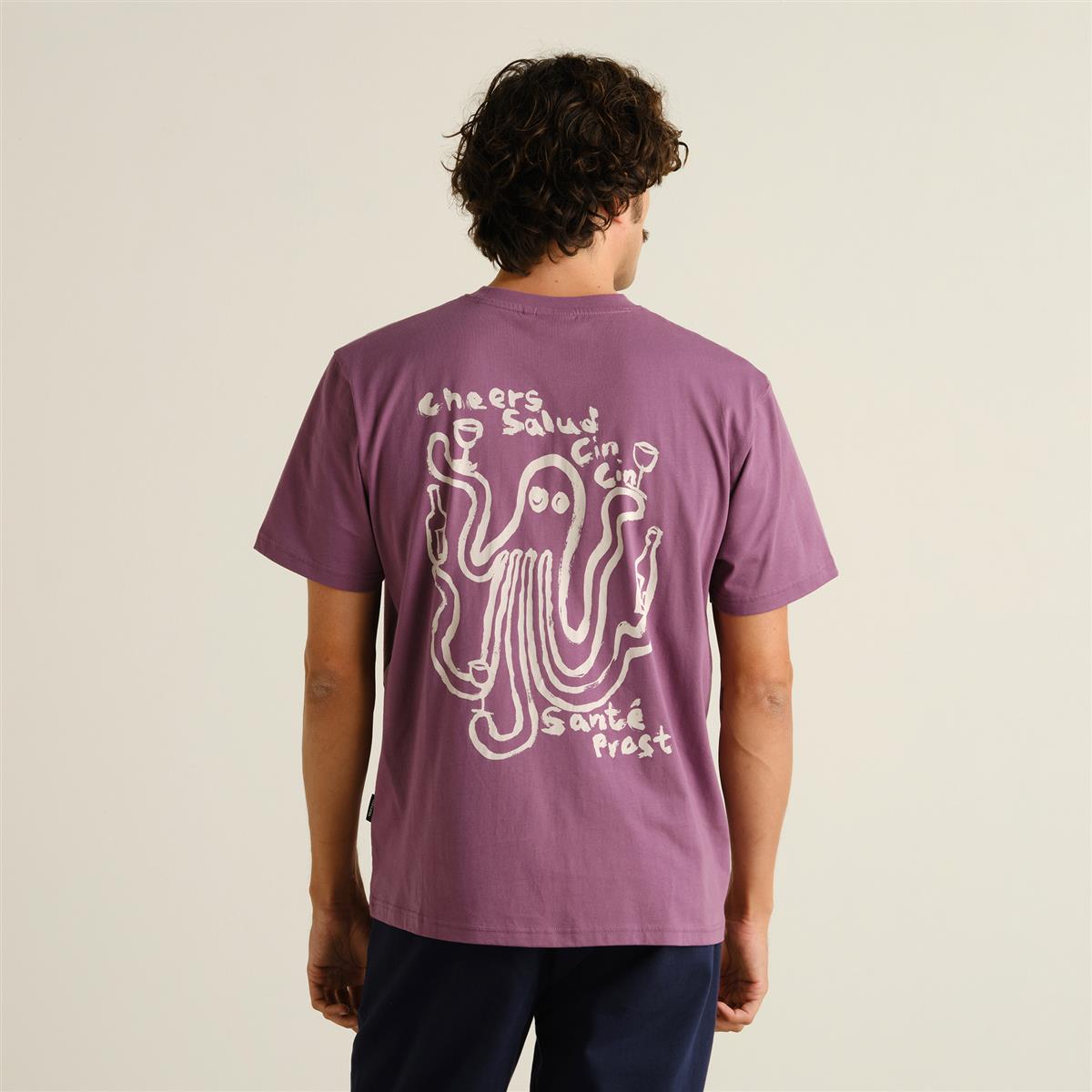 T-Shirt Stockholm Cheers Salud Berry Purple
