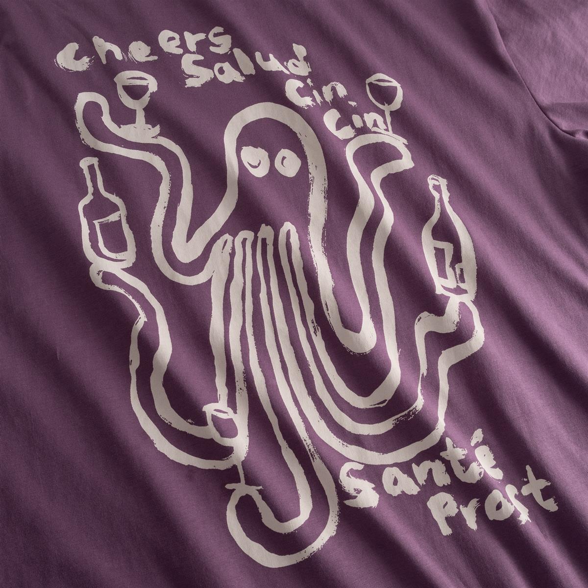 T-Shirt Stockholm Cheers Salud Berry Purple