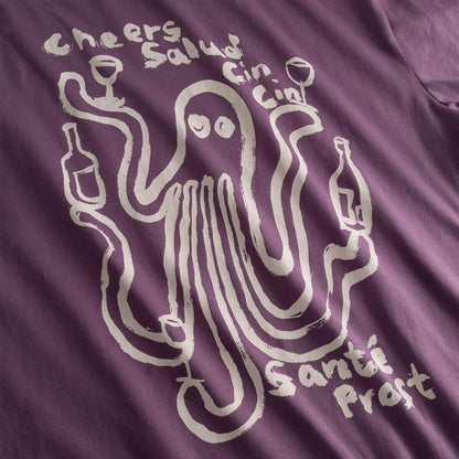 T-Shirt Stockholm Cheers Salud Berry Purple
