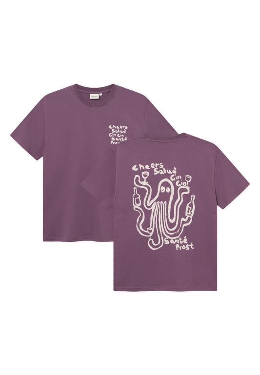 T-Shirt Stockholm Cheers Salud Berry Purple