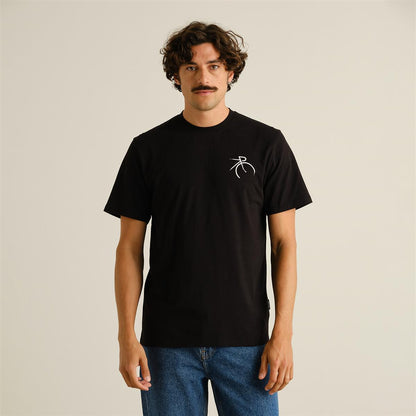 T-Shirt Stockholm Painted Side Bike Black