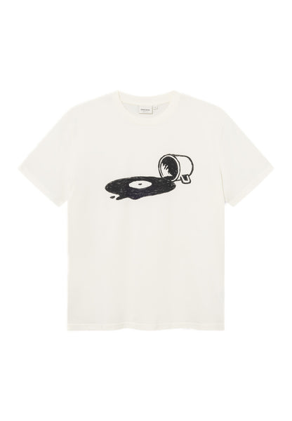 T-Shirt Stockholm Spilled Off-White