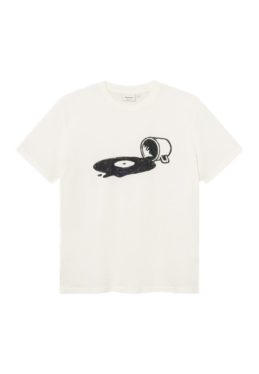 T-Shirt Stockholm Spilled Off-White
