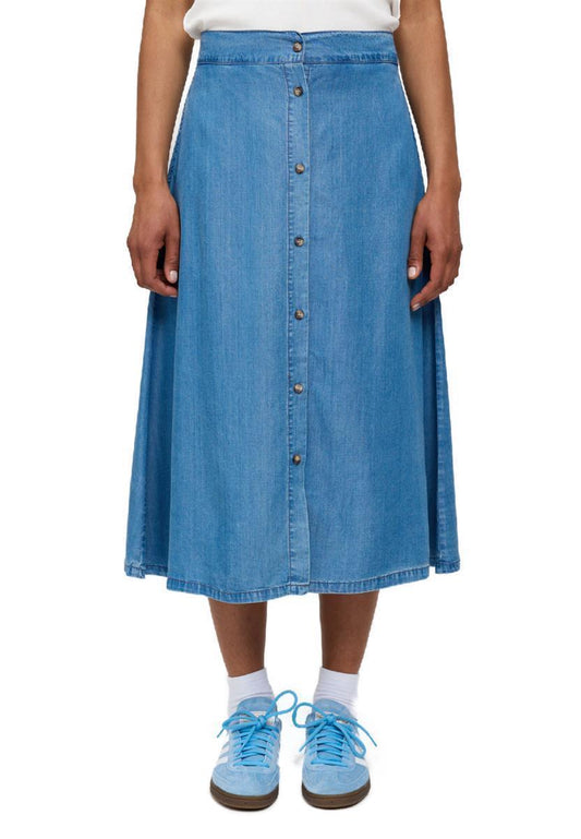 Denim Midi Skirt