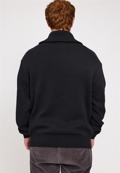 Jacquard Knit Troyer