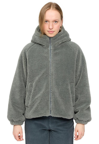 Faux-Fur Hooded Jacket