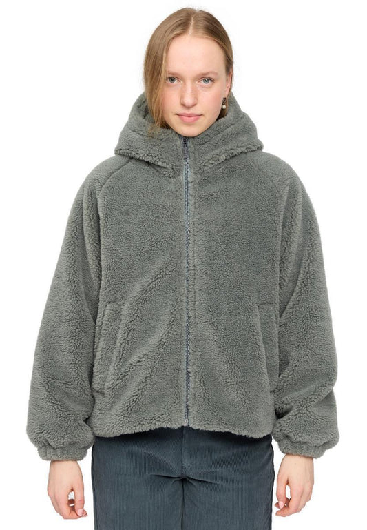 Faux-Fur Hooded Jacket