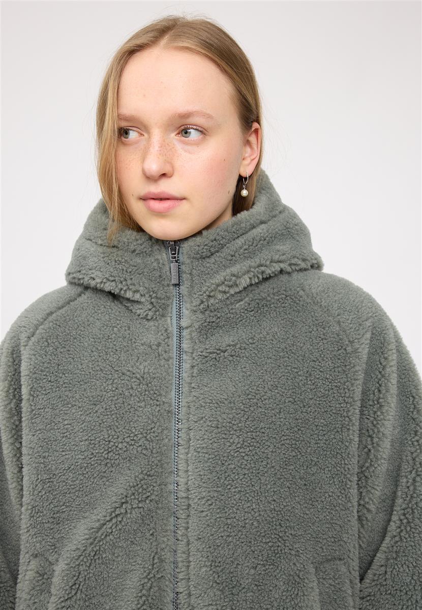 Faux-Fur Hooded Jacket