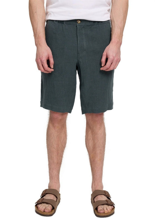 Regular Linen Shorts