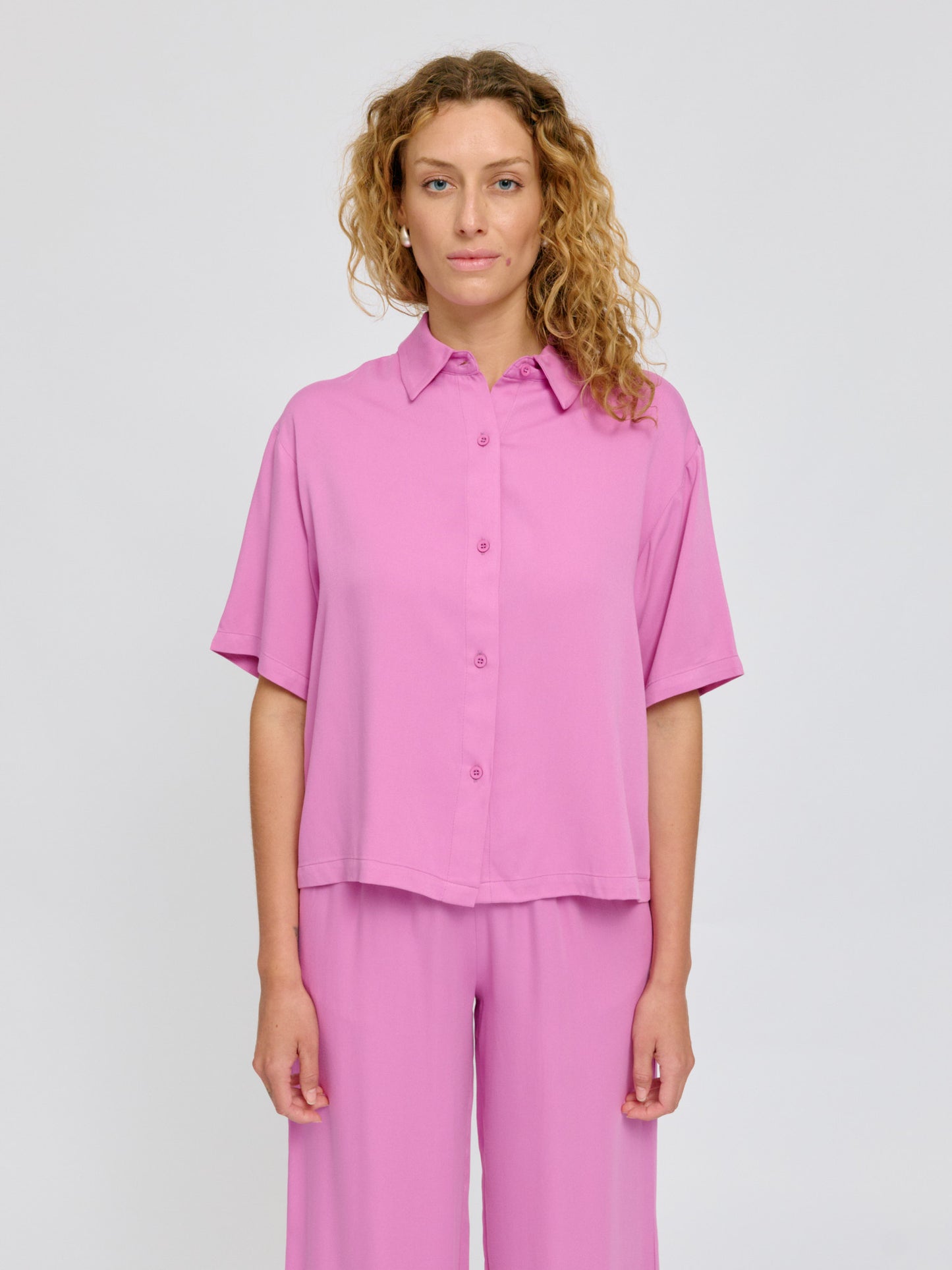 Short Sleeve Viscose Shirt