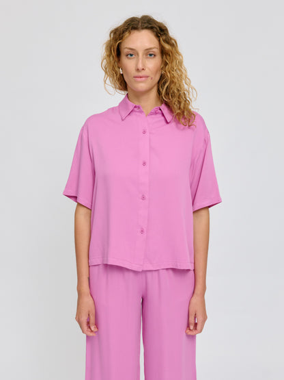 Short Sleeve Viscose Shirt