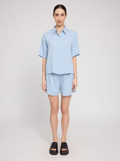 Short Sleeve Viscose Shirt