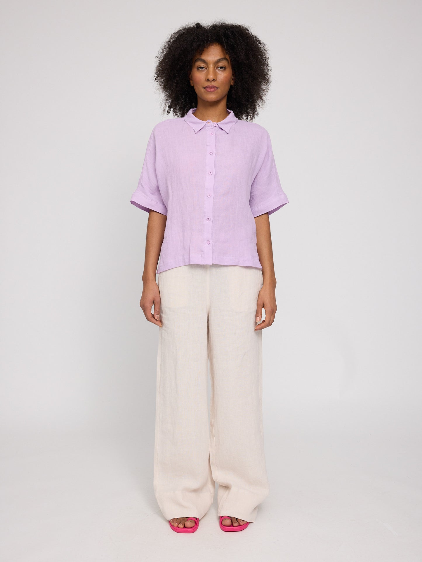 Short Sleeve Linen Shirt