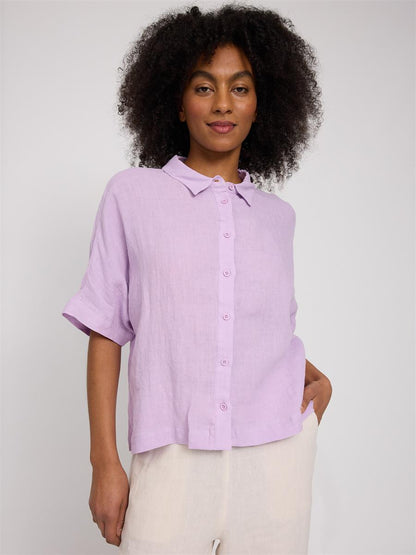 Short Sleeve Linen Shirt