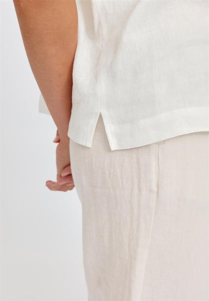 Short Sleeve Linen Shirt