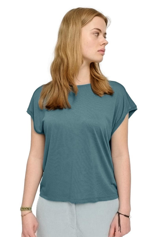 Ecovero Viscose Cropped T-Shirt