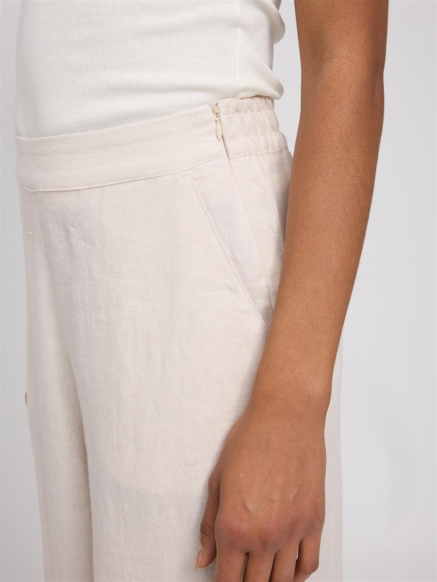 Wide Leg Linen Pants