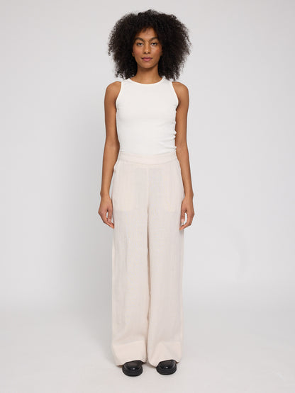Wide Leg Linen Pants