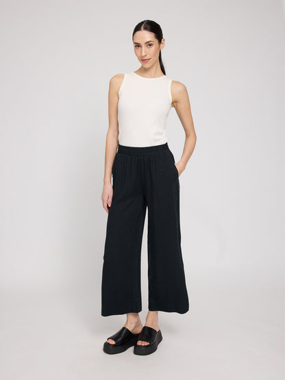 Wide Leg Viscose Pants