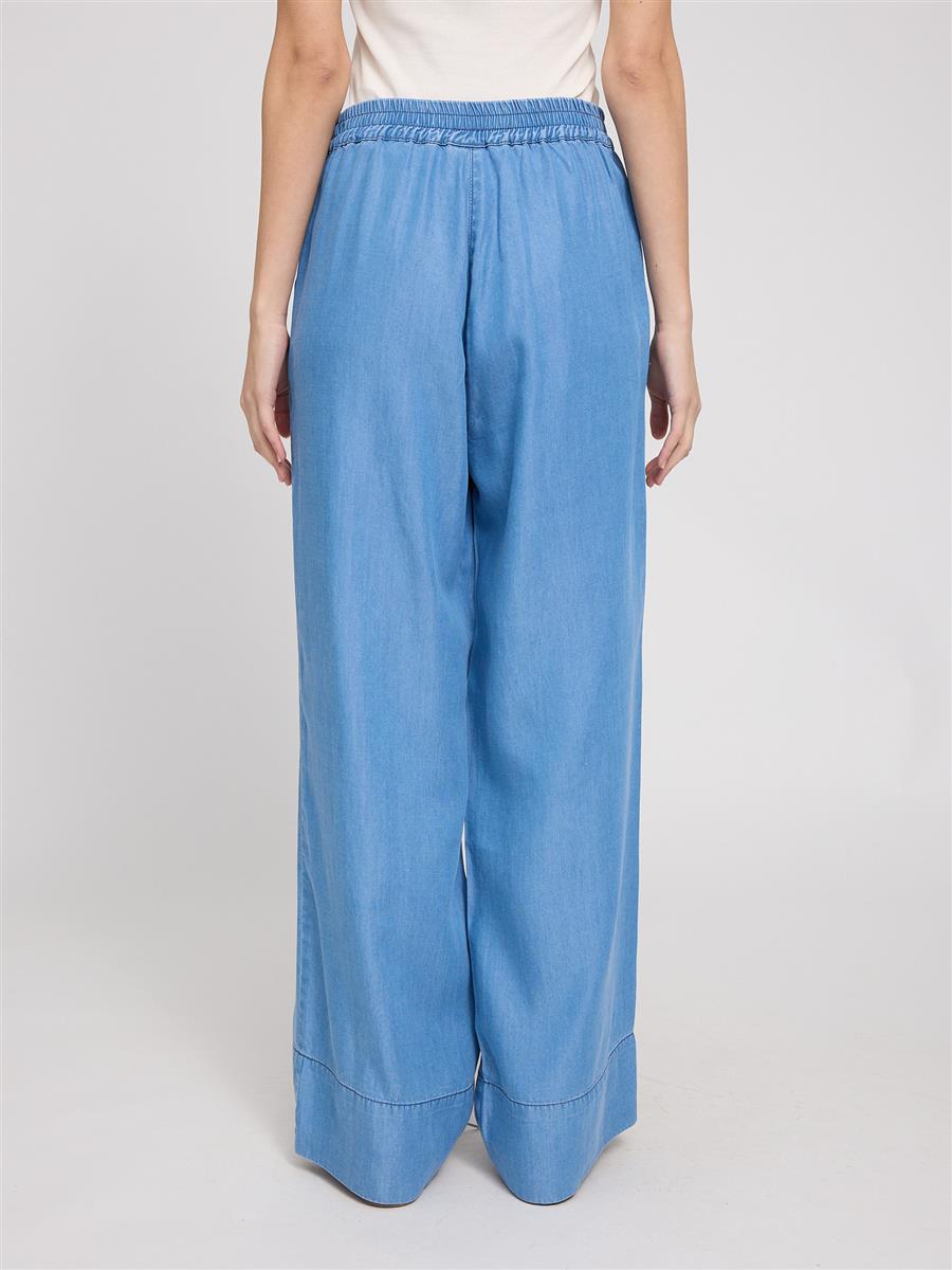 Wide Leg Tencel Pants