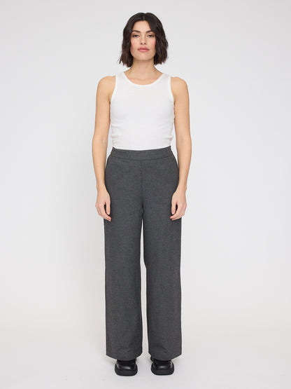 Wide Leg Flannel Pants