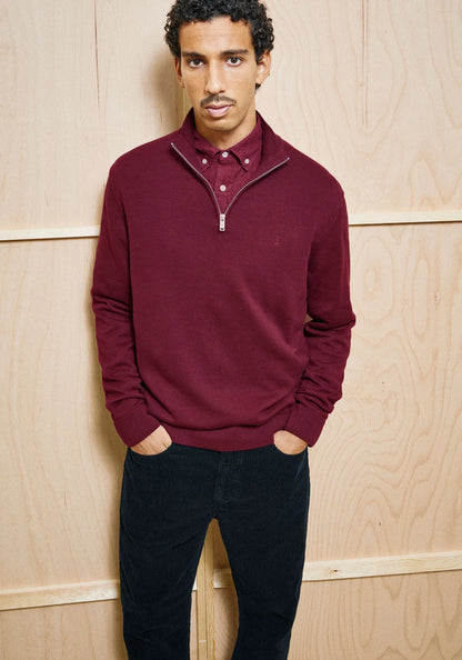 Faabes Half Zip Knit Sweater