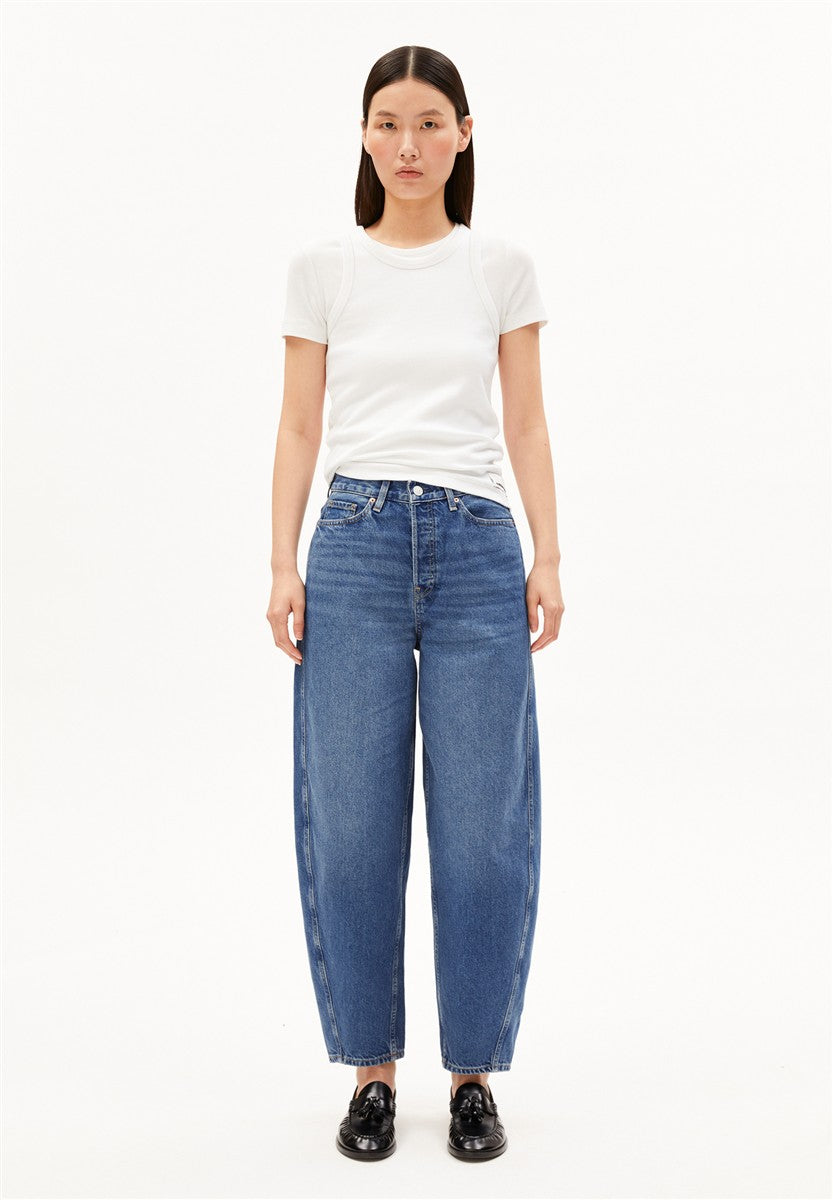 Baarly High Waist Barrel Jean