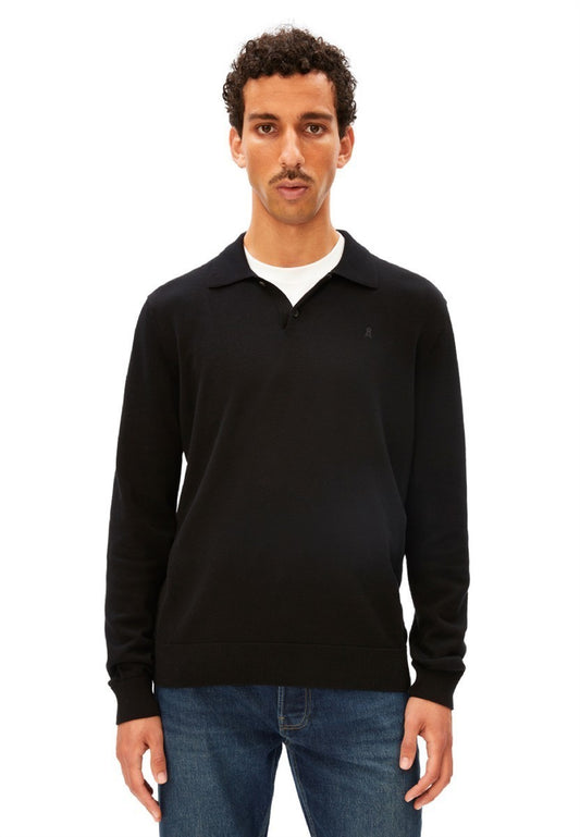Longsleeve Knit Poloshirt