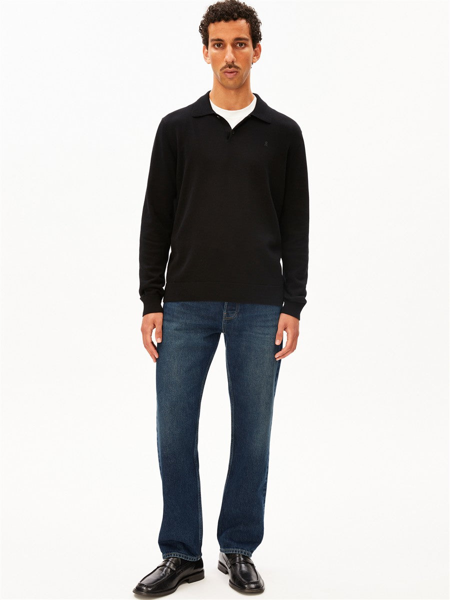 Longsleeve Knit Poloshirt