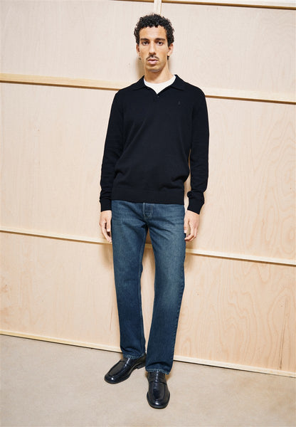 Longsleeve Knit Poloshirt