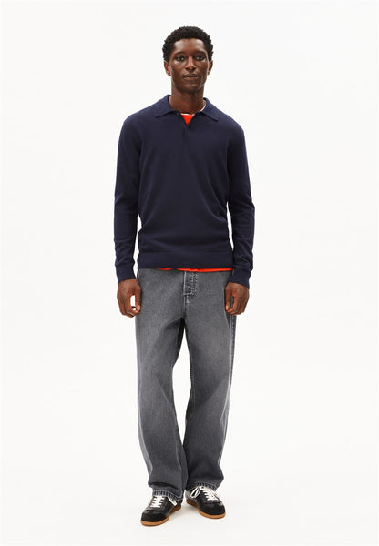 Longsleeve Knit Poloshirt