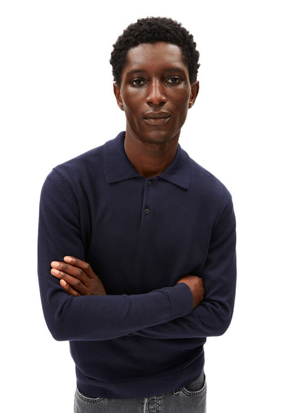 Longsleeve Knit Poloshirt