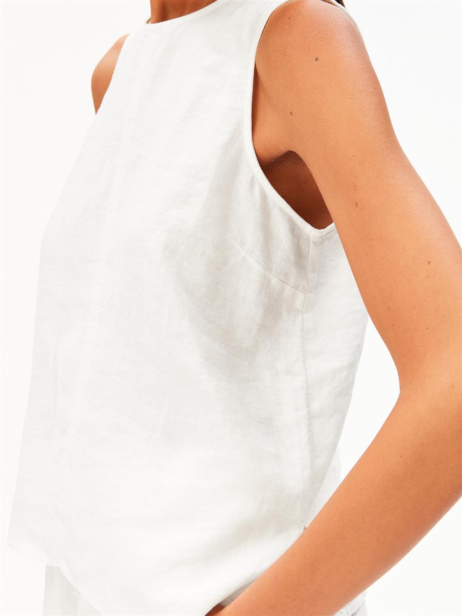 Pure Linen Blouse Top