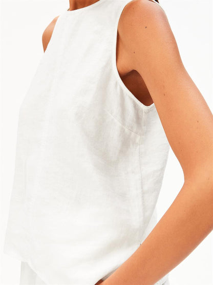Pure Linen Blouse Top