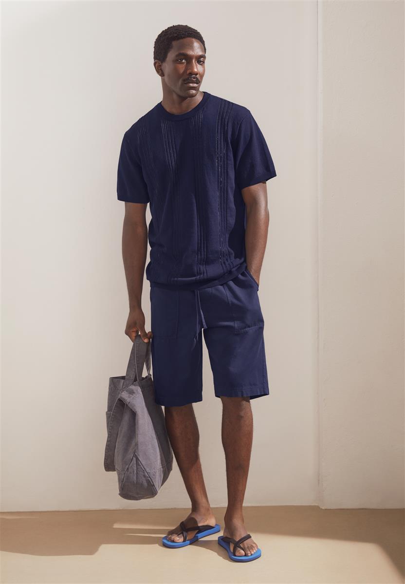 Cotton Knit T-Shirt